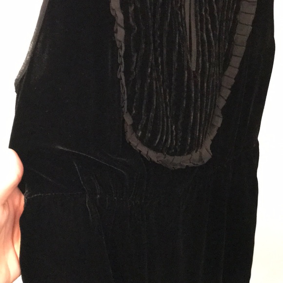 Jcrew Velvet Tuxedo Top - Picture 3 of 7